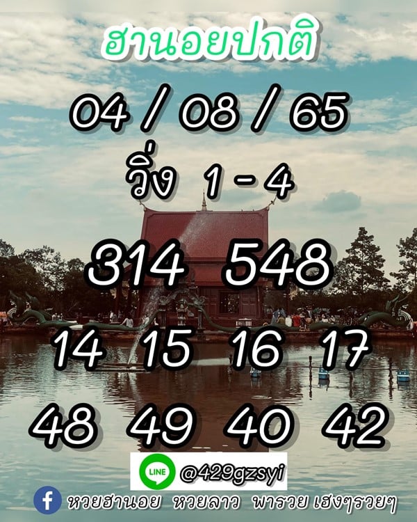 เลขเด็ดหวยฮานอย แนวทางหวยฮานอยวันนี้ 04 สค 65