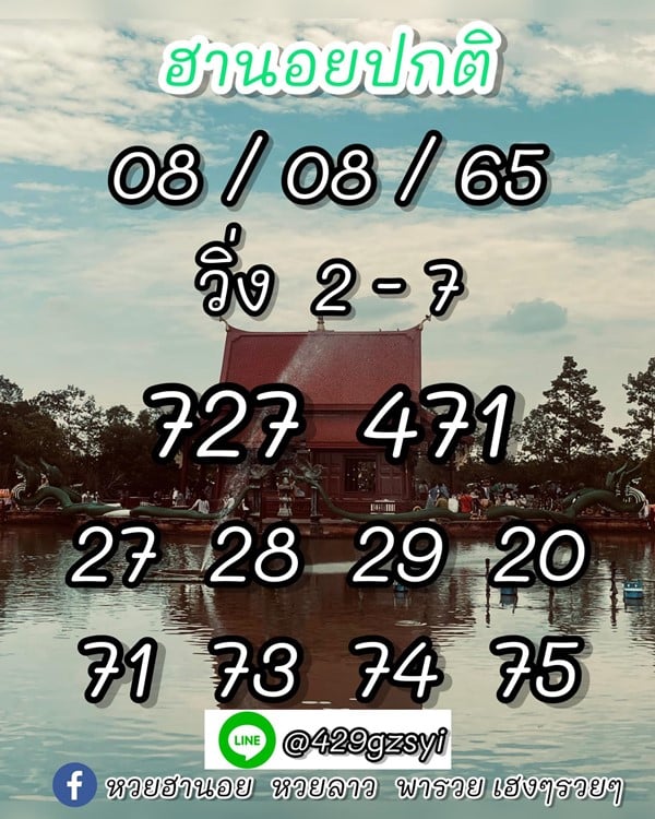 เลขเด็ดหวยฮานอย แนวทางหวยฮานอยวันนี้ 08 สค 65