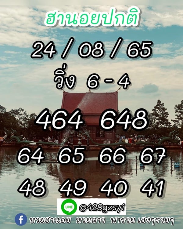 เลขเด็ดหวยฮานอย แนวทางหวยฮานอยวันนี้ 24 สค 65