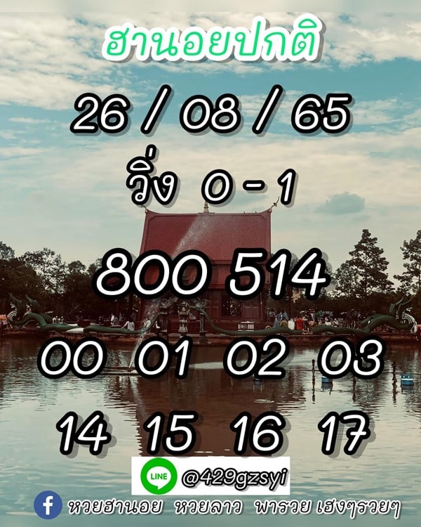 เลขเด็ดหวยฮานอย แนวทางหวยฮานอยวันนี้ 24 สค 65