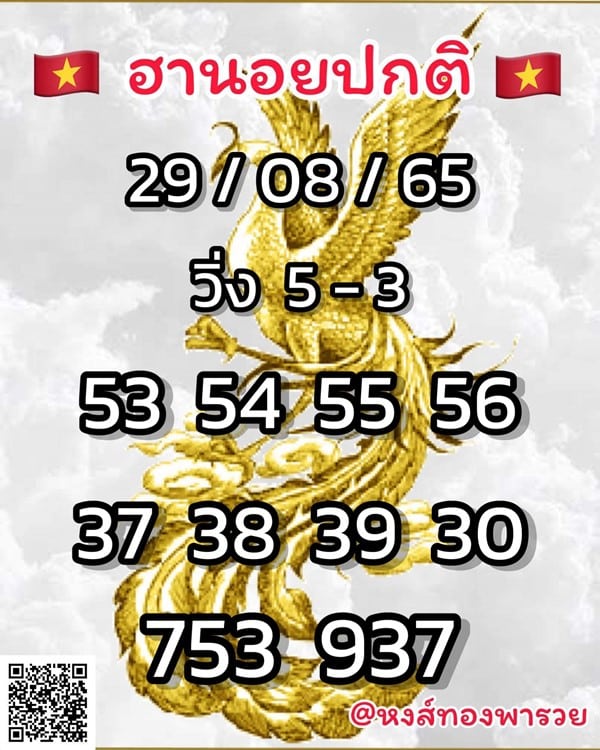 เลขเด็ดหวยฮานอย แนวทางหวยฮานอยวันนี้ 24 สค 65