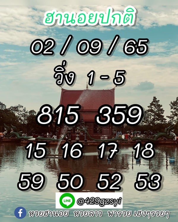 เลขเด็ดหวยฮานอย แนวทางหวยฮานอยวันนี้ 02 กย 65