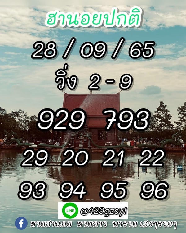 เลขเด็ดหวยฮานอย แนวทางหวยฮานอยวันนี้ 28 กย 65