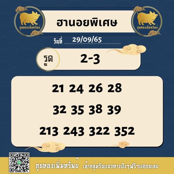 เลขเด็ดหวยฮานอย แนวทางหวยฮานอยวันนี้ 29 กย 65