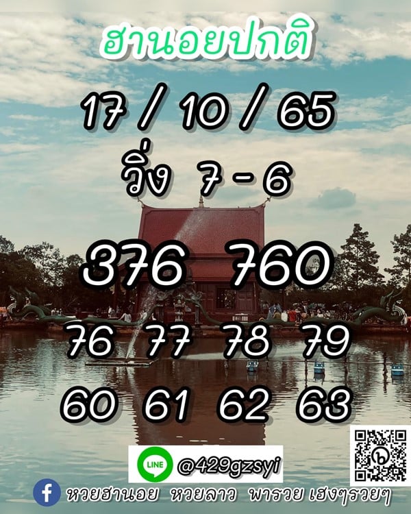 เลขเด็ดหวยฮานอย แนวทางหวยฮานอยวันนี้ 17 ตค 65