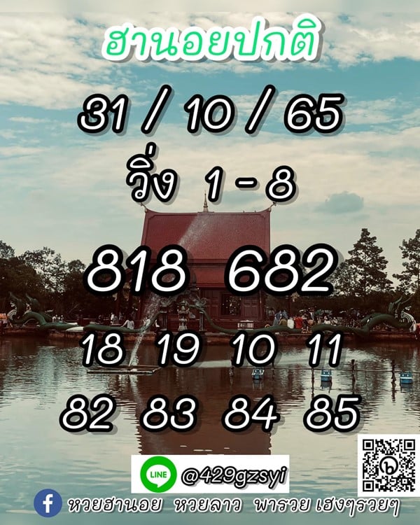 เลขเด็ดหวยฮานอย แนวทางหวยฮานอยวันนี้ 31 ตค 65