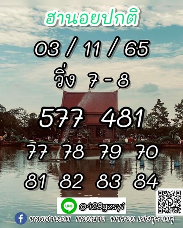 เลขเด็ดหวยฮานอย แนวทางหวยฮานอยวันนี้ 03 พย 65
