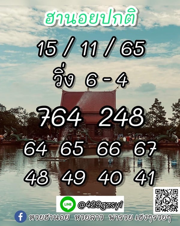 เลขเด็ดหวยฮานอย แนวทางหวยฮานอยวันนี้ 15 พย 65