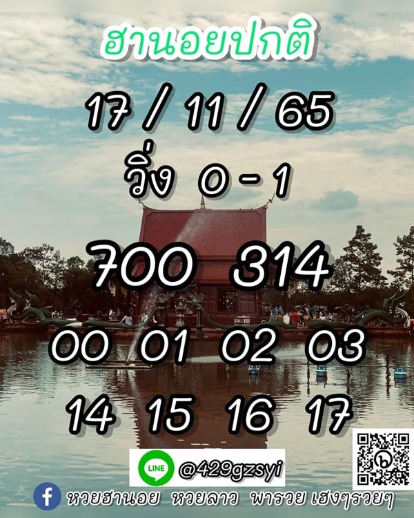 เลขเด็ดหวยฮานอย แนวทางหวยฮานอยวันนี้ 17 พย 65