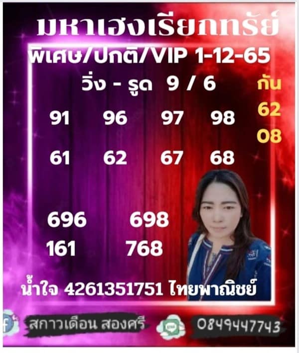 เลขเด็ดหวยฮานอย แนวทางหวยฮานอยวันนี้ 01 ธค 65