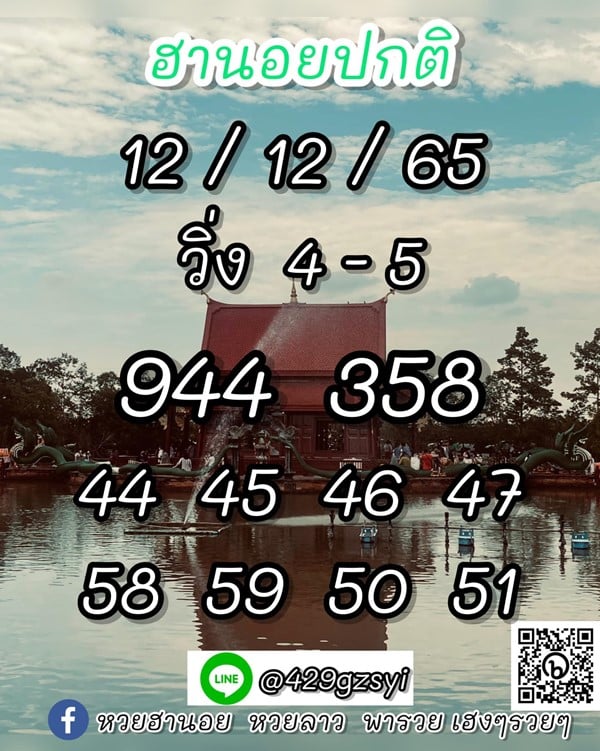 เลขเด็ดหวยฮานอย แนวทางหวยฮานอยวันนี้ 12 ธค 65