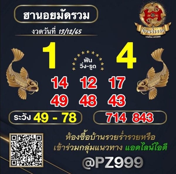 เลขเด็ดหวยฮานอย แนวทางหวยฮานอยวันนี้ 13 ธค 65