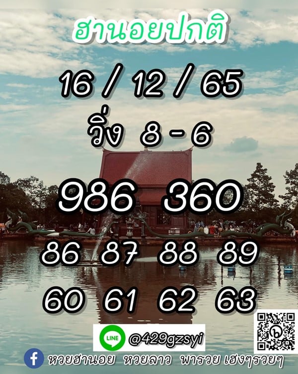 เลขเด็ดหวยฮานอย แนวทางหวยฮานอยวันนี้ 16 ธค 65