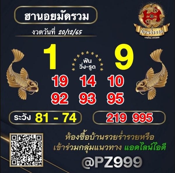 เลขเด็ดหวยฮานอย แนวทางหวยฮานอยวันนี้ 20 ธค 65