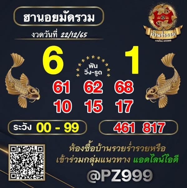 เลขเด็ดหวยฮานอย แนวทางหวยฮานอยวันนี้ 22 ธค 65