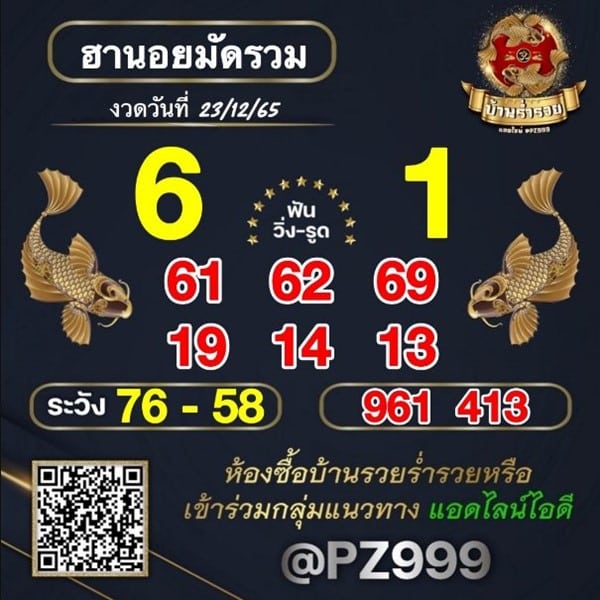เลขเด็ดหวยฮานอย แนวทางหวยฮานอยวันนี้ 23 ธค 65