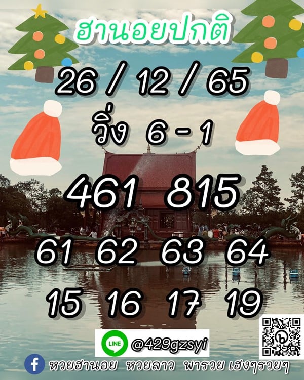 เลขเด็ดหวยฮานอย แนวทางหวยฮานอยวันนี้ 26 ธค 65
