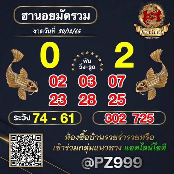 เลขเด็ดหวยฮานอย แนวทางหวยฮานอยวันนี้ 30 ธค 65