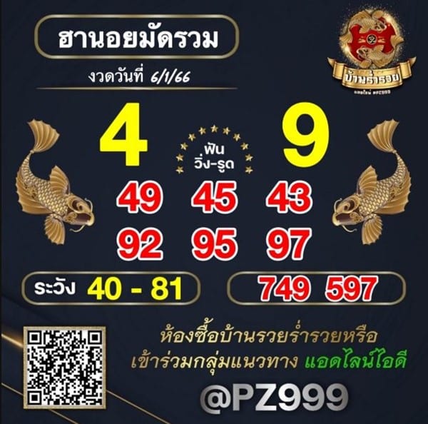 เลขเด็ดหวยฮานอย แนวทางหวยฮานอยวันนี้ 06 มค 66