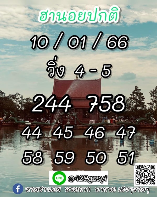 เลขเด็ดหวยฮานอย แนวทางหวยฮานอยวันนี้ 10 มค 66