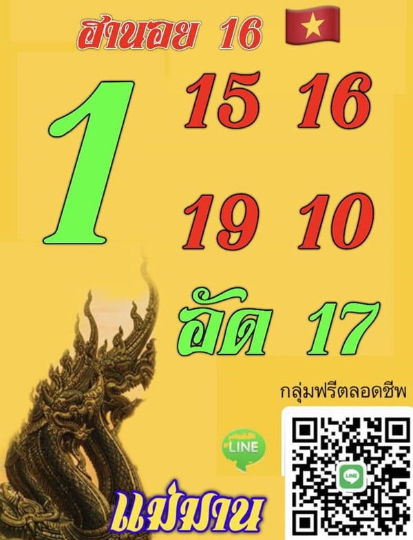 เลขเด็ดหวยฮานอย แนวทางหวยฮานอยวันนี้ 16 มค 66
