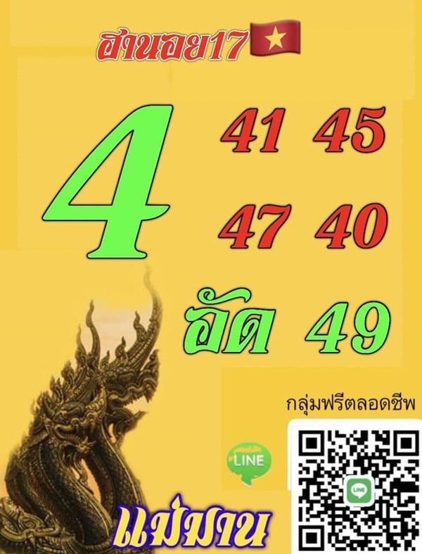 เลขเด็ดหวยฮานอย แนวทางหวยฮานอยวันนี้ 17 มค 66