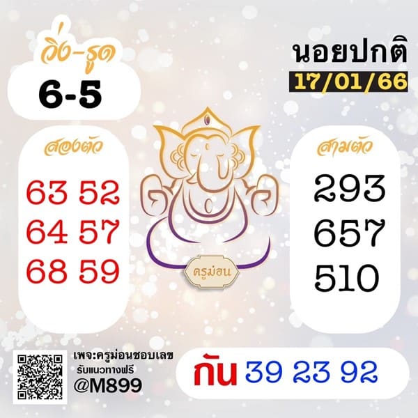 เลขเด็ดหวยฮานอย แนวทางหวยฮานอยวันนี้ 17 มค 66