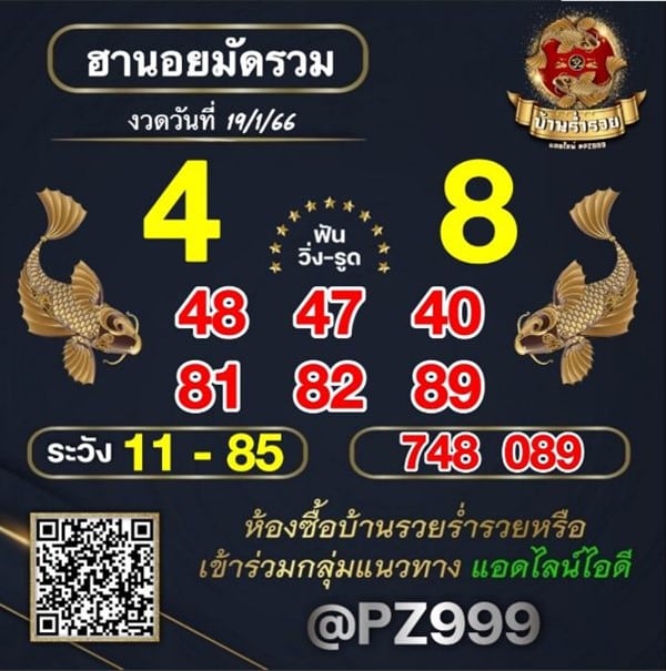 เลขเด็ดหวยฮานอย แนวทางหวยฮานอยวันนี้ 19 มค 66