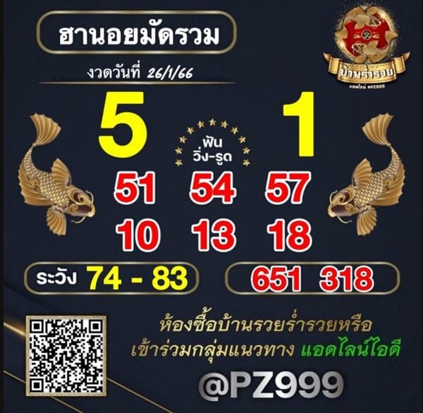 เลขเด็ดหวยฮานอย แนวทางหวยฮานอยวันนี้ 26 มค 66