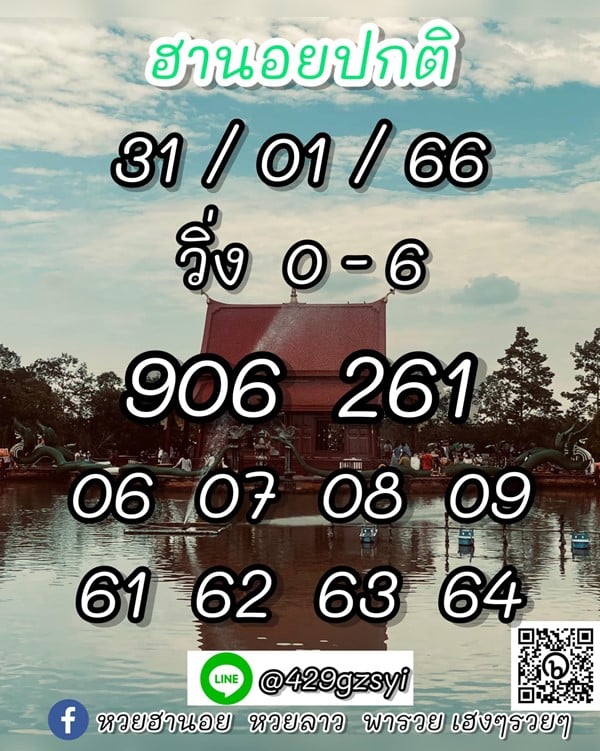 เลขเด็ดหวยฮานอย แนวทางหวยฮานอยวันนี้ 31 มค 66