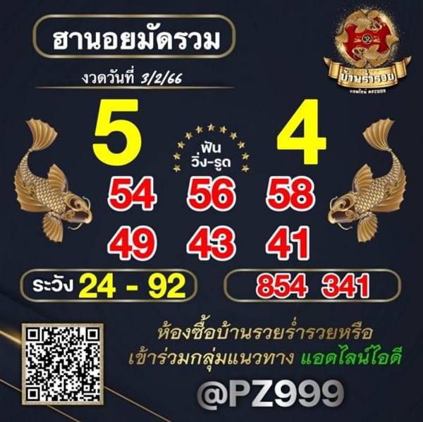เลขเด็ดหวยฮานอย แนวทางหวยฮานอยวันนี้ 03 กพ 66