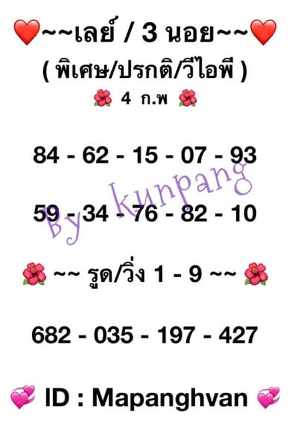 เลขเด็ดหวยฮานอย แนวทางหวยฮานอยวันนี้ 04 กพ 66