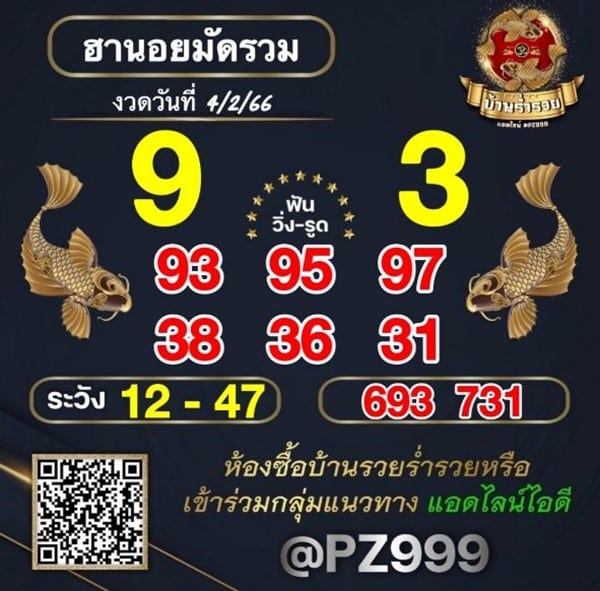 เลขเด็ดหวยฮานอย แนวทางหวยฮานอยวันนี้ 04 กพ 66