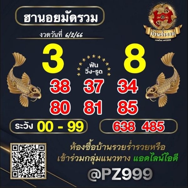 เลขเด็ดหวยฮานอย แนวทางหวยฮานอยวันนี้ 06 กพ 66