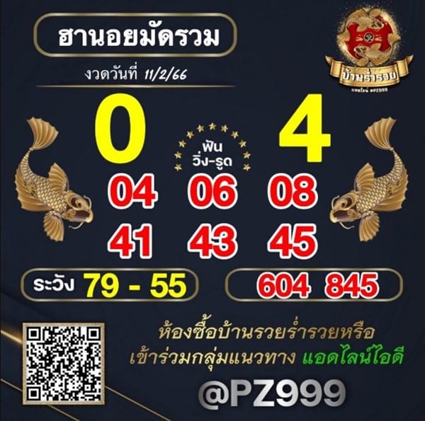 เลขเด็ดหวยฮานอย แนวทางหวยฮานอยวันนี้ 11 กพ 66