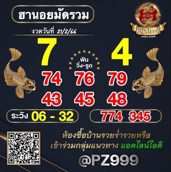 เลขเด็ดหวยฮานอย แนวทางหวยฮานอยวันนี้ 21 กพ 66