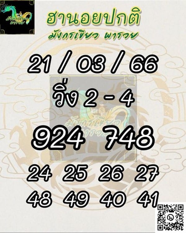 เลขเด็ดหวยฮานอย แนวทางหวยฮานอยวันนี้ 21 มีค 66