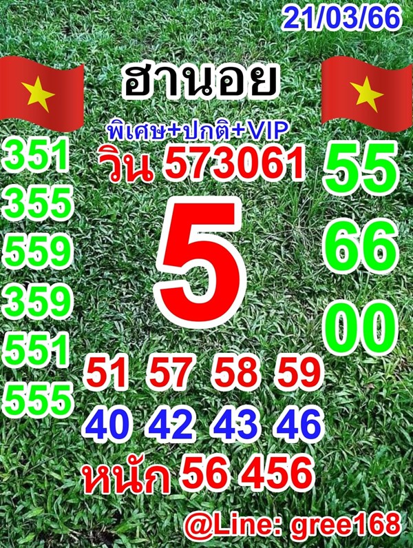 เลขเด็ดหวยฮานอย แนวทางหวยฮานอยวันนี้ 21 มีค 66