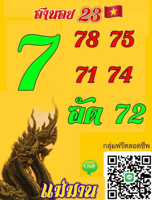 เลขเด็ดหวยฮานอย แนวทางหวยฮานอยวันนี้ 23 มีค 66