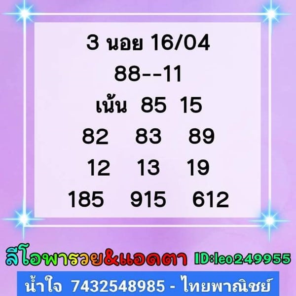 เลขเด็ดหวยฮานอย แนวทางหวยฮานอยวันนี้ 16 เมย 66