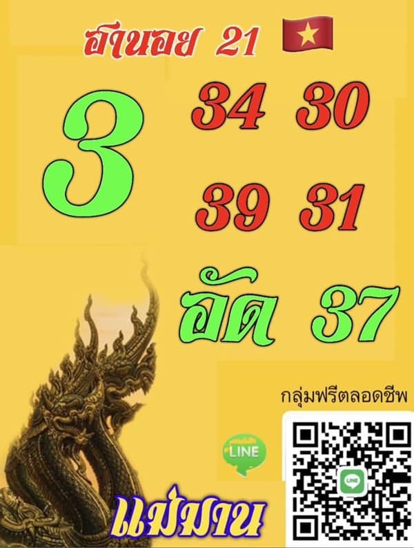 เลขเด็ดหวยฮานอย แนวทางหวยฮานอยวันนี้ 21 เมย 66