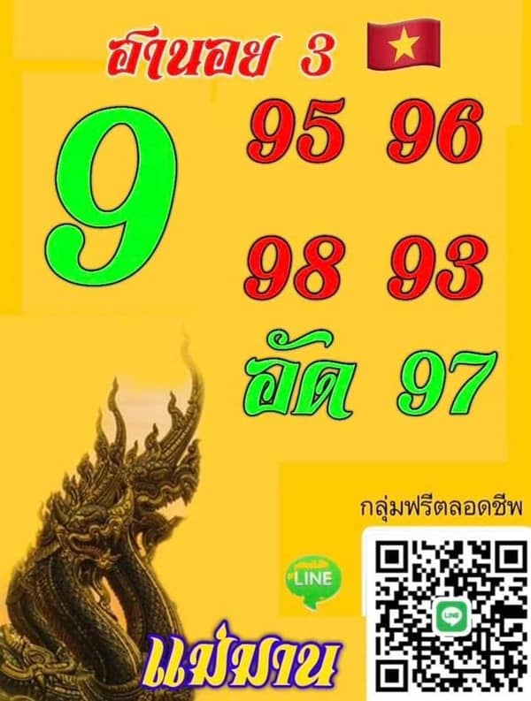 เลขเด็ดหวยฮานอย แนวทางหวยฮานอยวันนี้ 03 พค 66