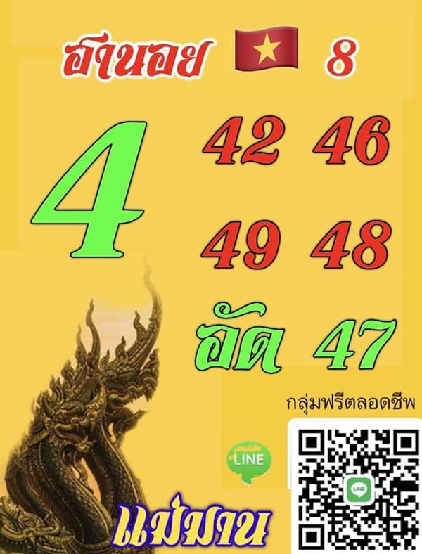 เลขเด็ดหวยฮานอย แนวทางหวยฮานอยวันนี้ 08 พค 66