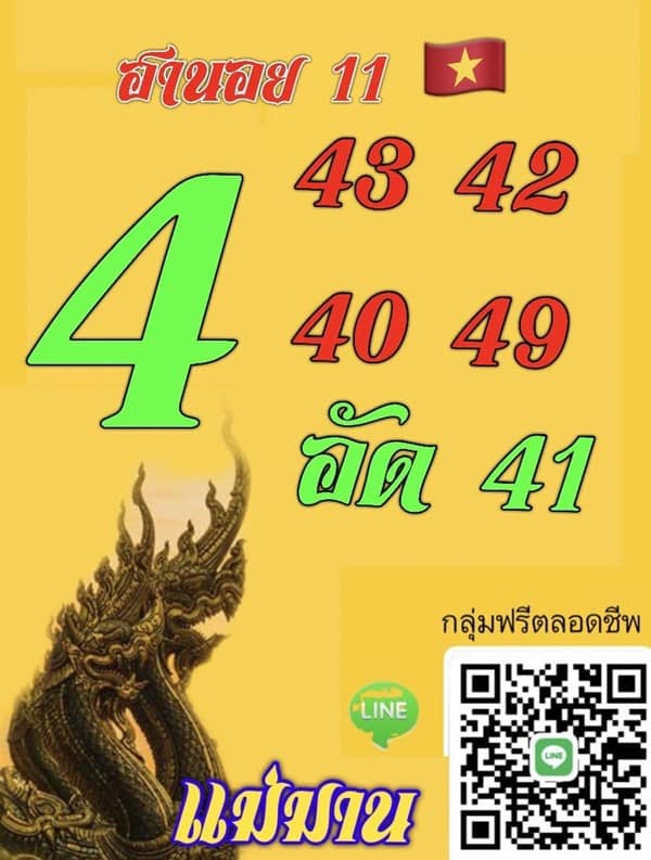 เลขเด็ดหวยฮานอย แนวทางหวยฮานอยวันนี้ 11 พค 66
