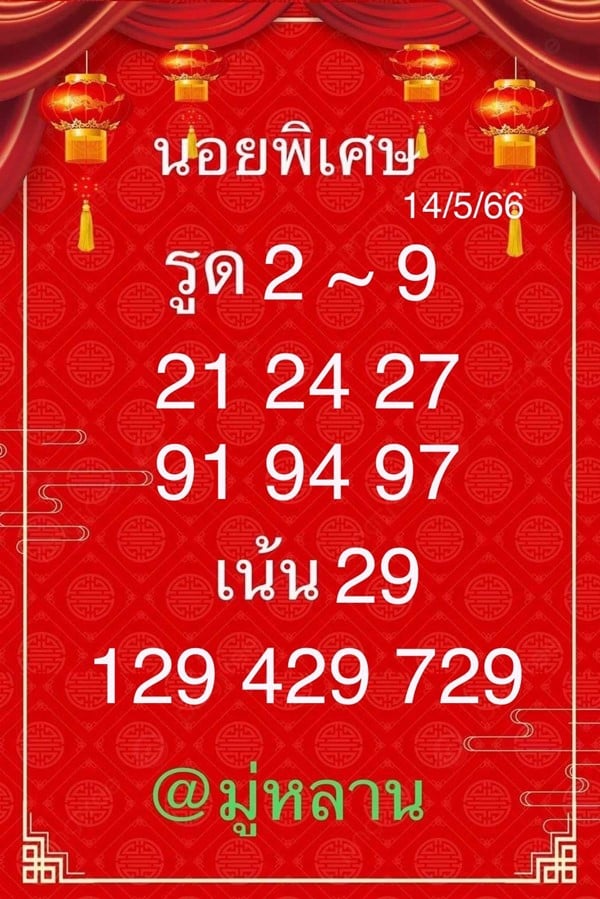 เลขเด็ดหวยฮานอย แนวทางหวยฮานอยวันนี้ 14 พค 66