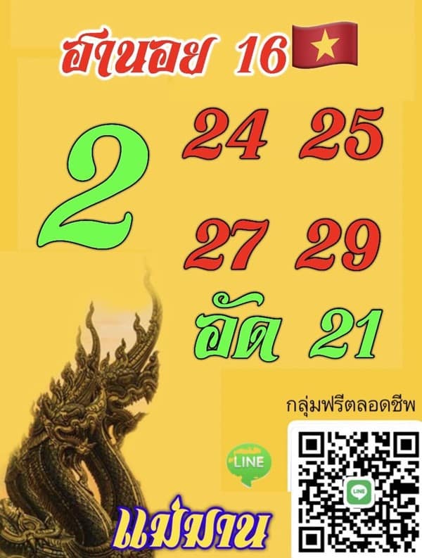 เลขเด็ดหวยฮานอย แนวทางหวยฮานอยวันนี้ 16 พค 66