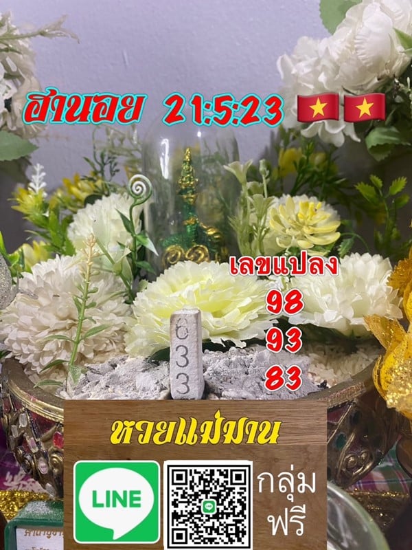 เลขเด็ดหวยฮานอย แนวทางหวยฮานอยวันนี้ 21 พค 66