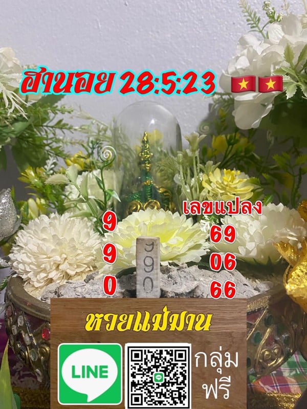 เลขเด็ดหวยฮานอย แนวทางหวยฮานอยวันนี้ 28 พค 66