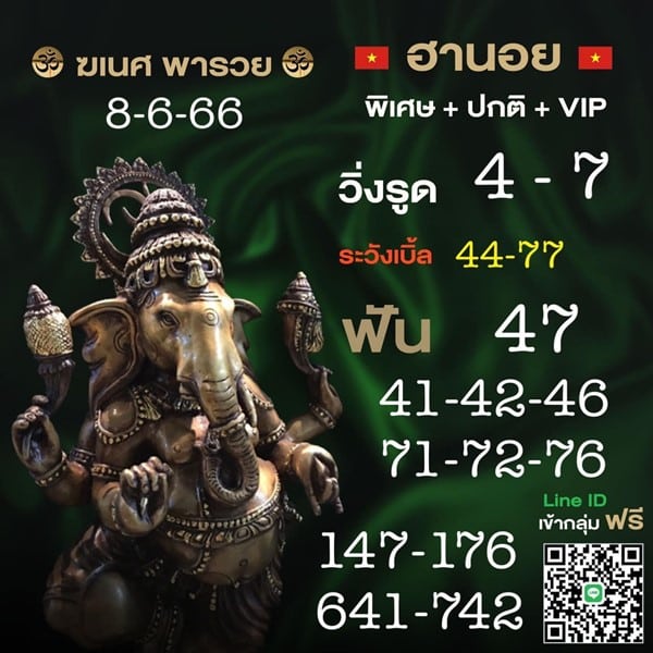 เลขเด็ดหวยฮานอย แนวทางหวยฮานอยวันนี้ 08 มิย 66