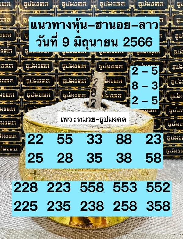 เลขเด็ดหวยฮานอย แนวทางหวยฮานอยวันนี้ 09 มิย 66